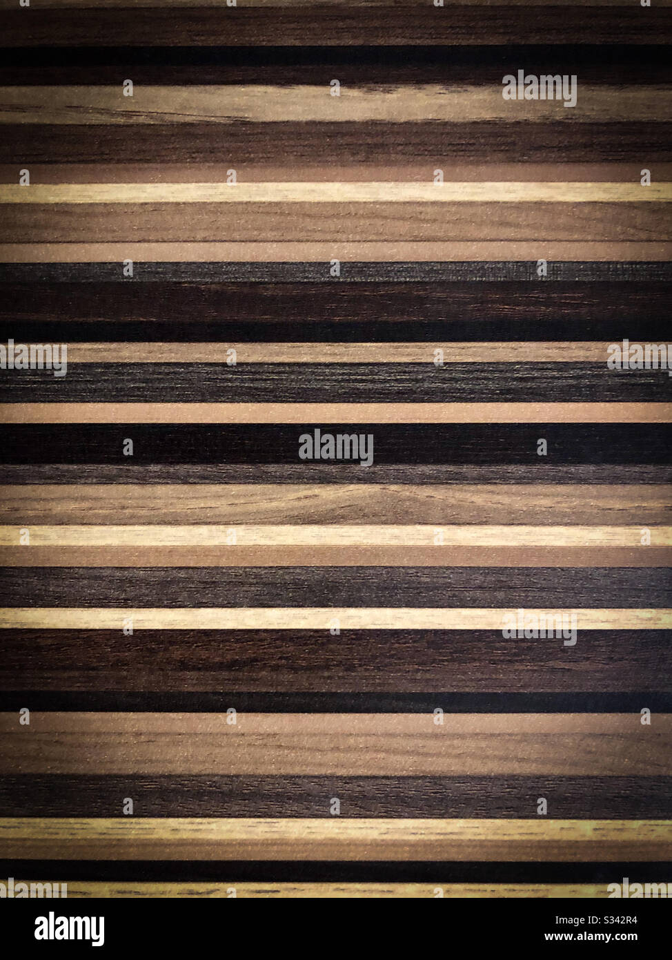 Multicolored wooden surface with horizontal lines and vignette - Smartphone Captured Stock Image
