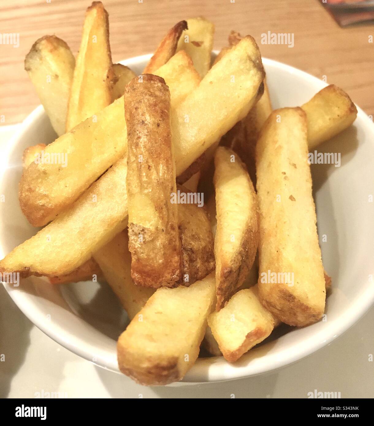 Bowl of chips - Smartphone Captured Stock Image
