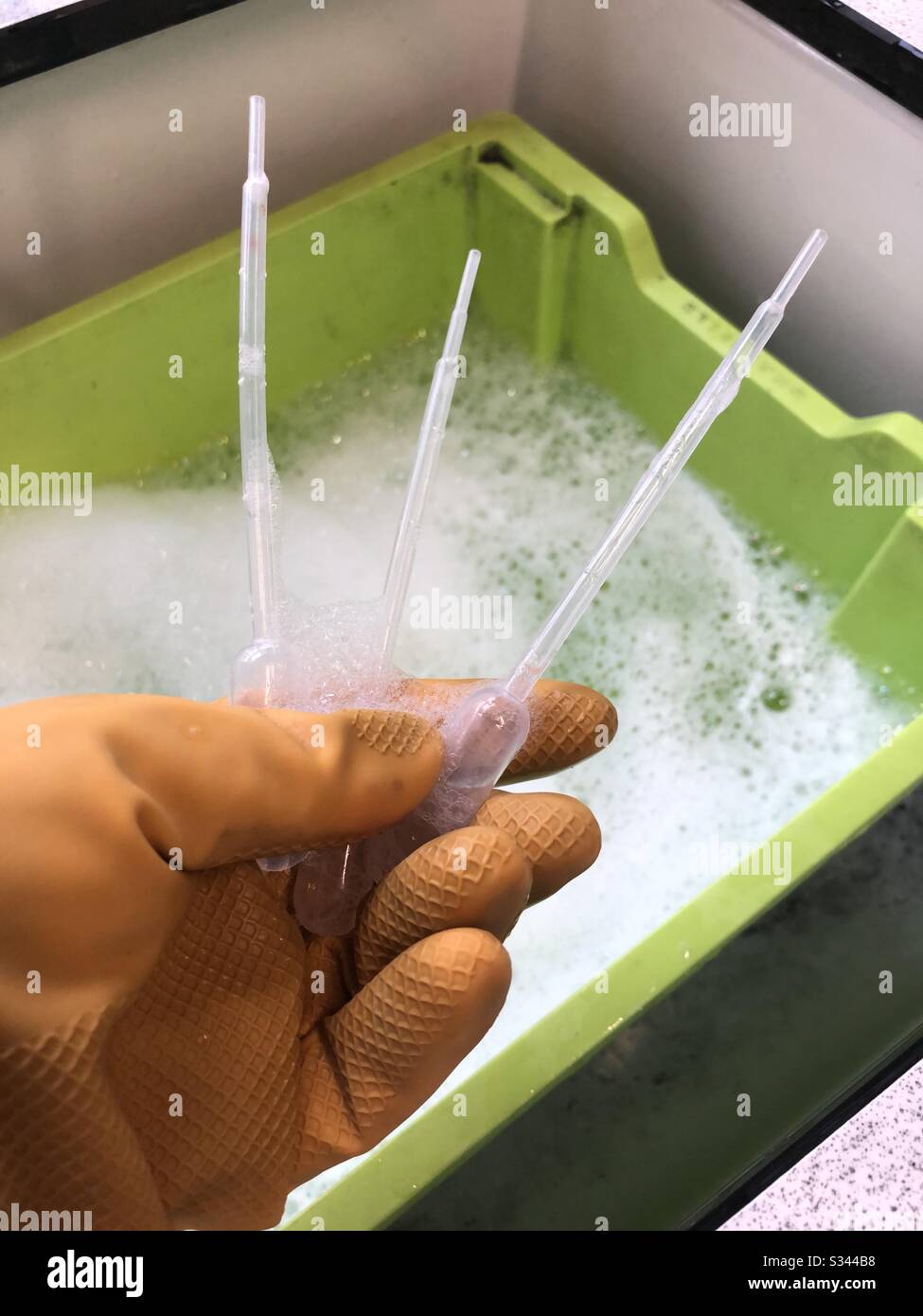 Plastic pipettes being washed up Stock Photo Alamy