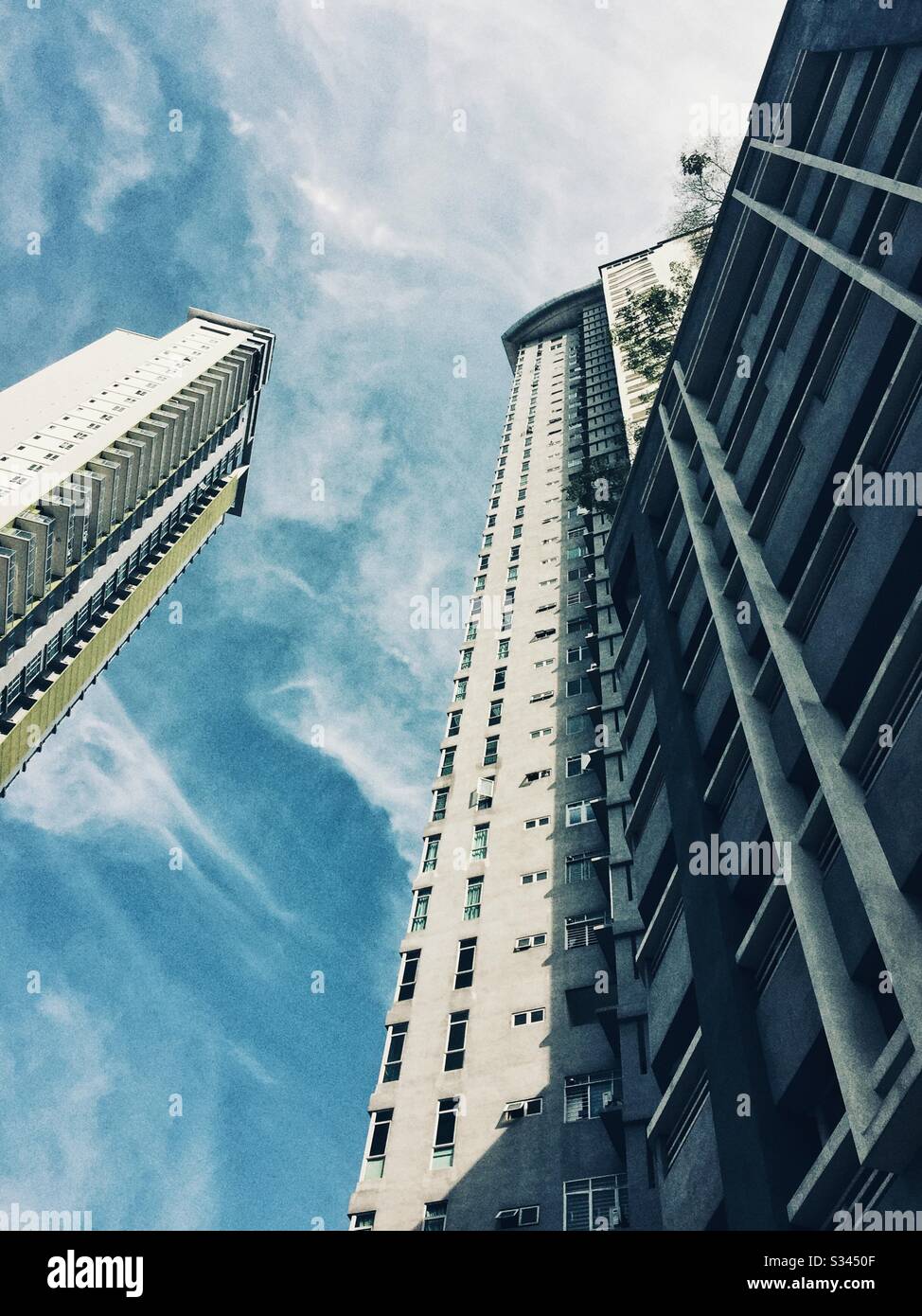 New high-rise buildings in penang. Stock Photo