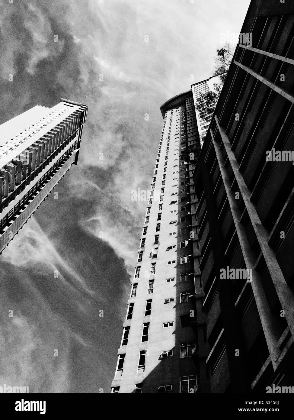 New high-rise condo building in penang island. - Smartphone Captured Stock Image