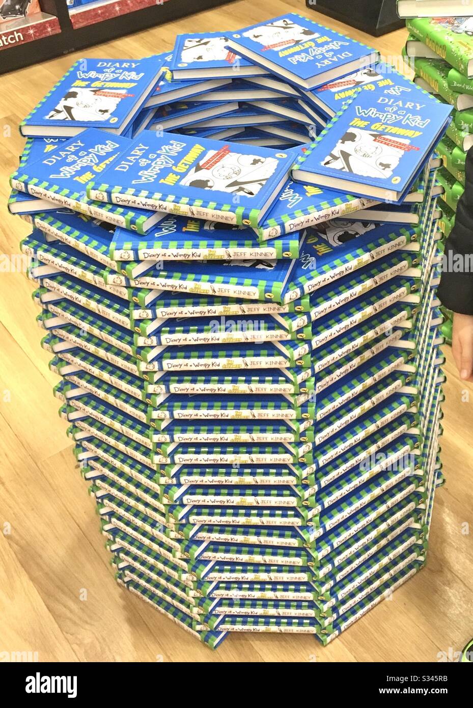 Tower of books - Smartphone Captured Stock Image