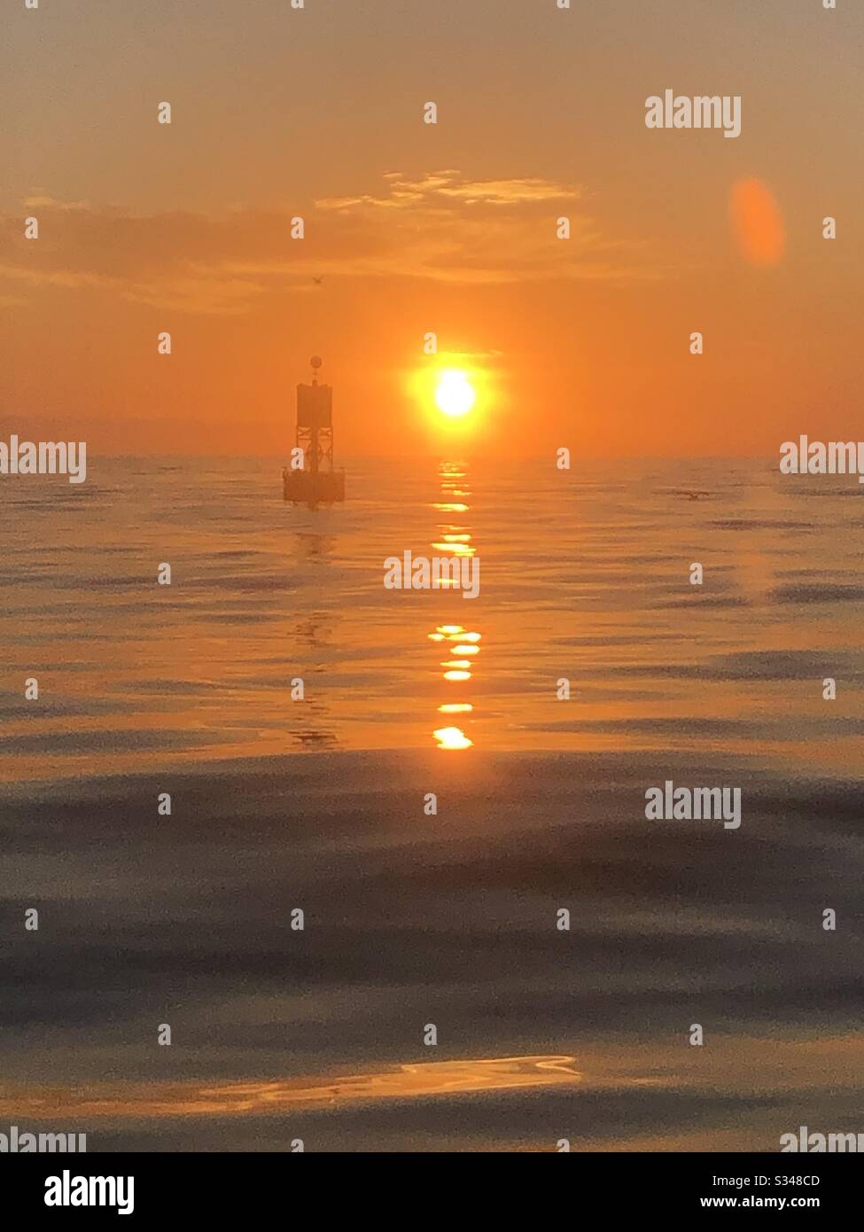 Ball of Fire - Smartphone Captured Stock Image