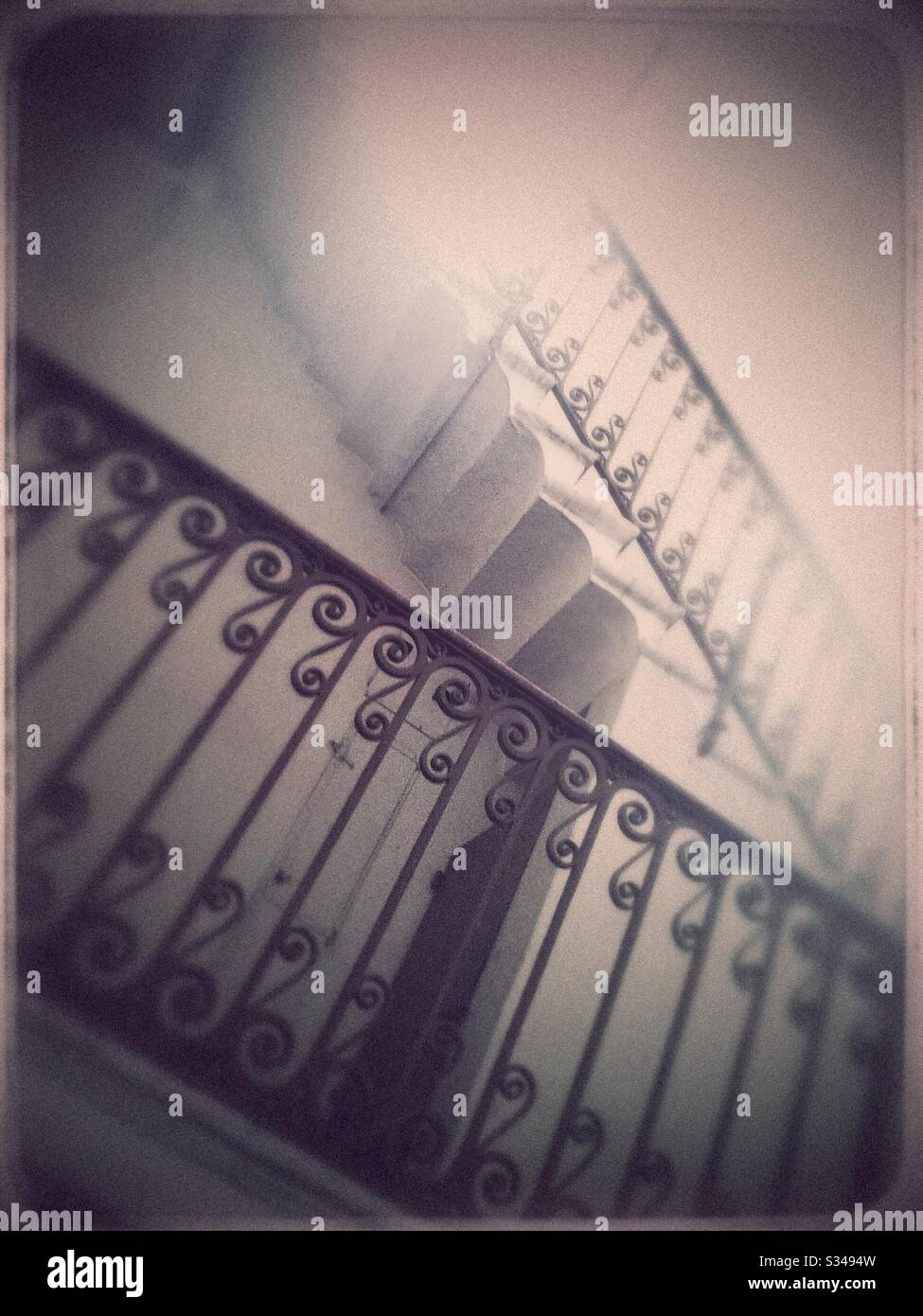 Old Staircase - Smartphone Captured Stock Image