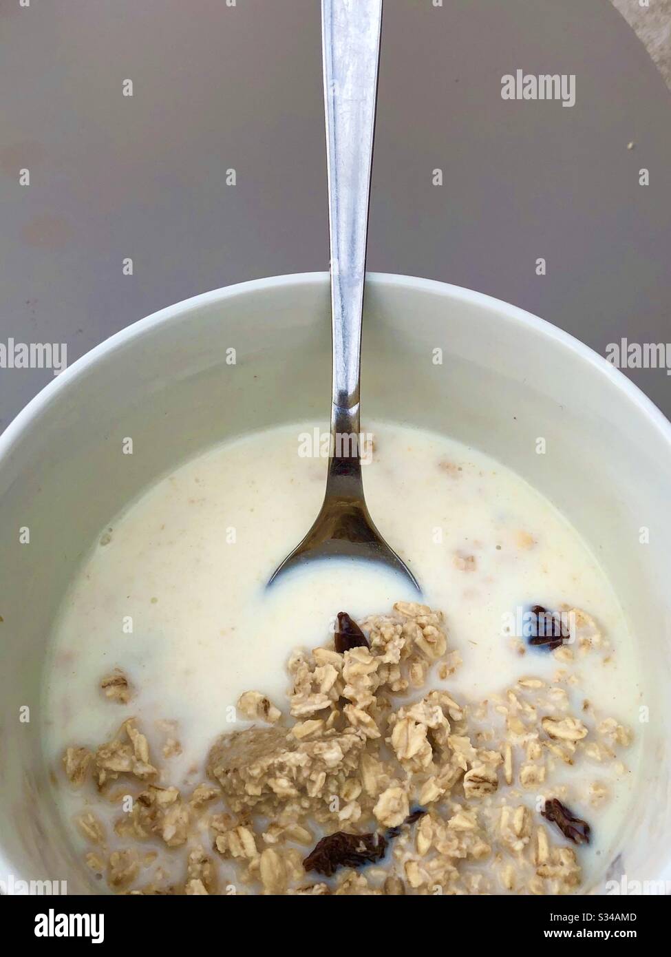 Breakfast Cereal In Bowl Stock Photo Alamy Breakfast Cereal In Bowl Stock Photo Alamy