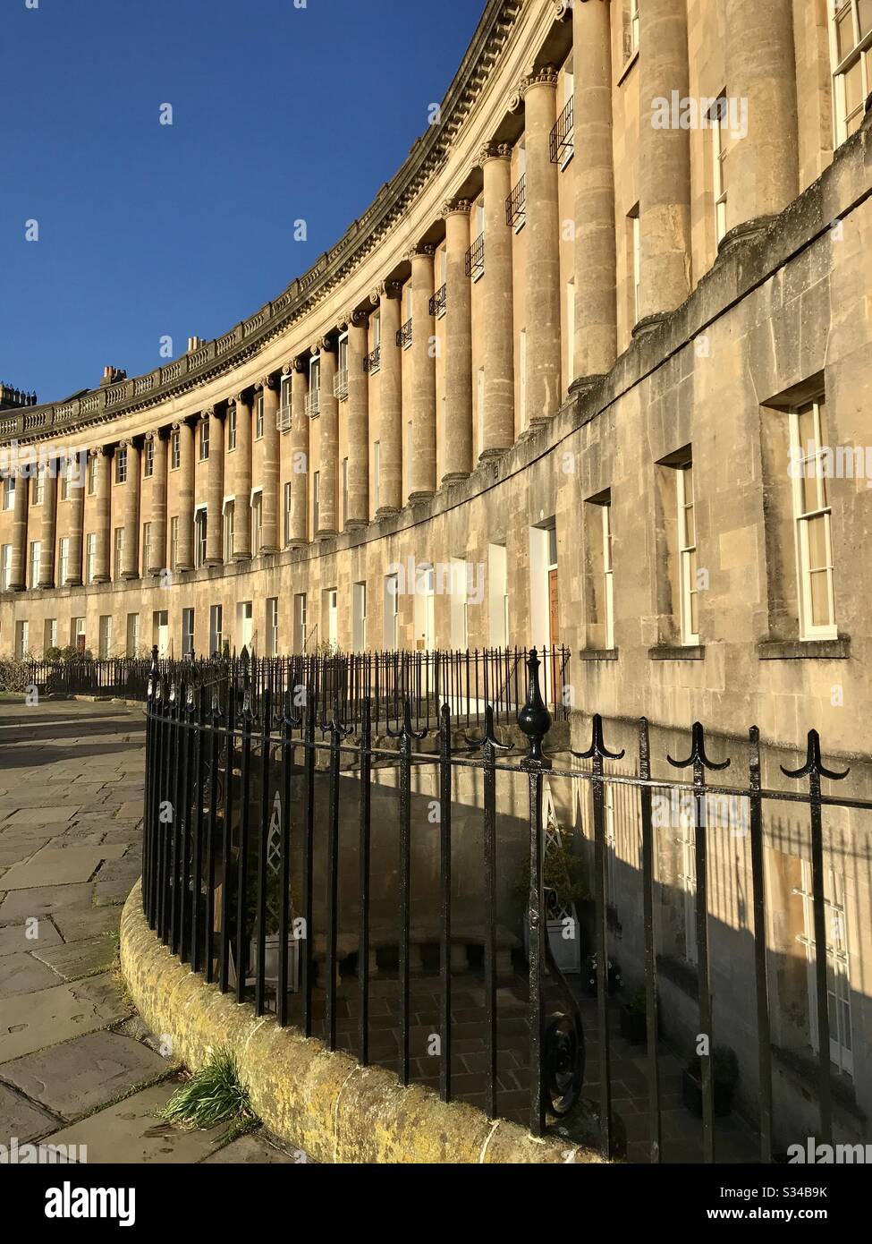 Royal Crescent, Bath, England Stock Photo