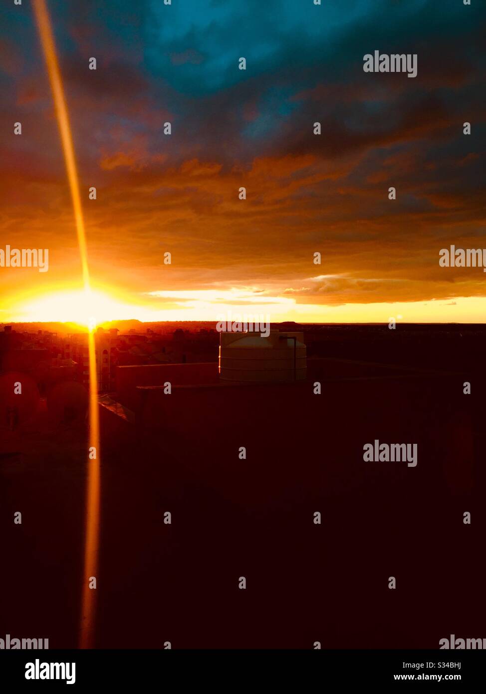 Sunset - Smartphone Captured Stock Image