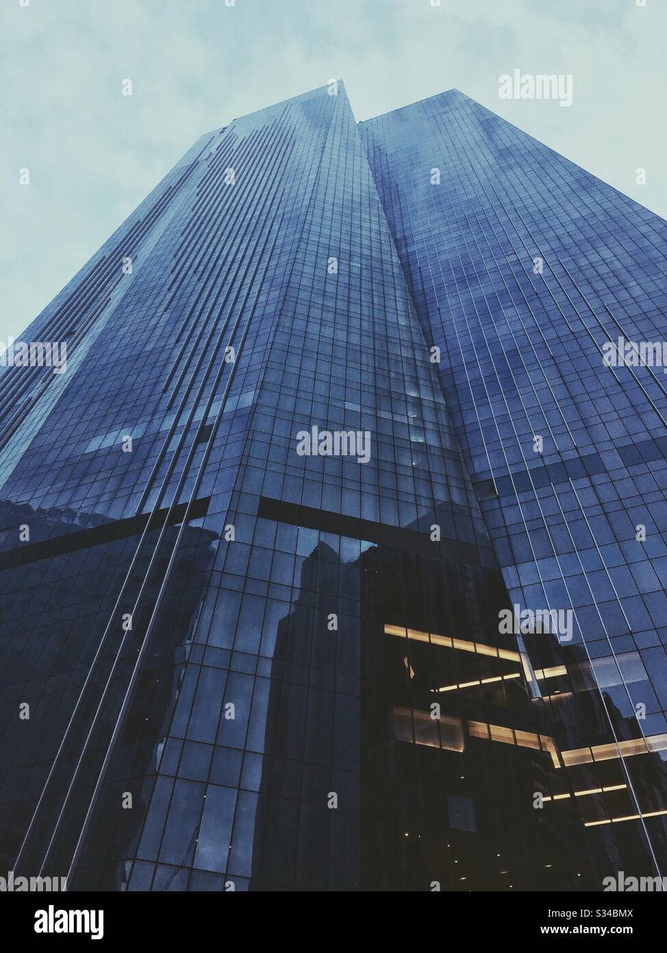 A newly open tall building near KLCC tower kuala lumpur malaysia. - Smartphone Captured Stock Image