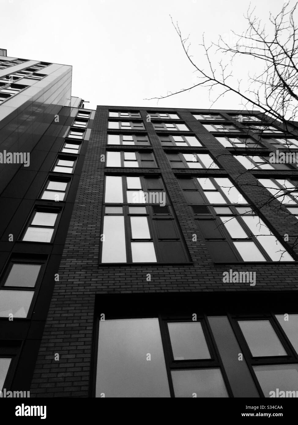 Bricks tower Black and White Stock Photos & Images - Alamy