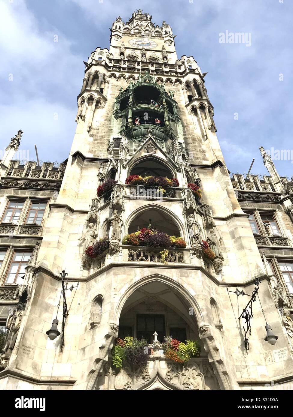 Munich glockenspiel Stock Photo
