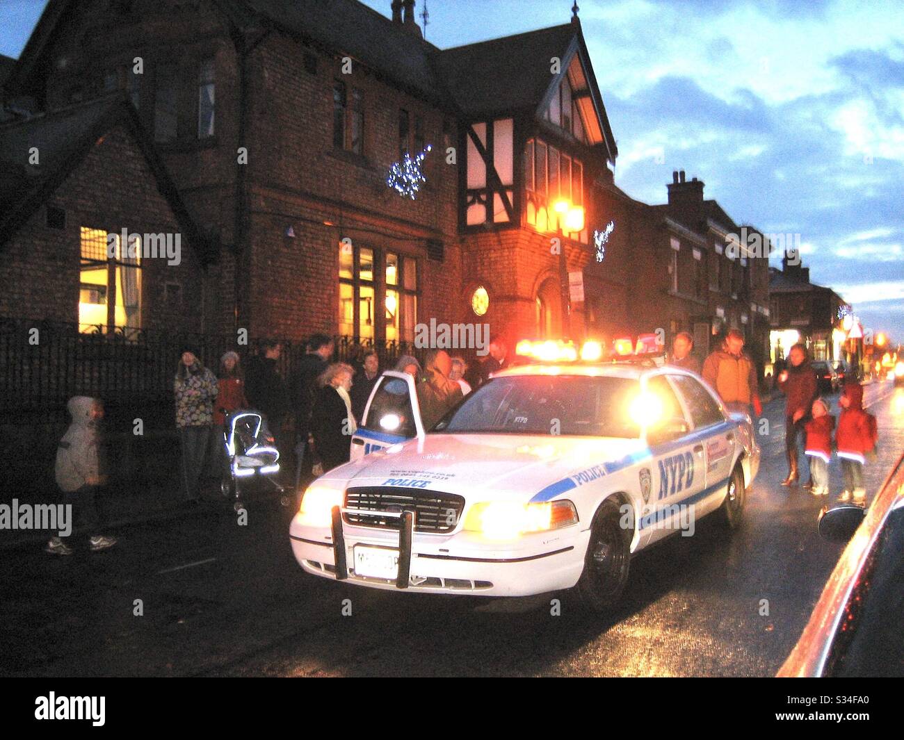 American police car Stock Photo