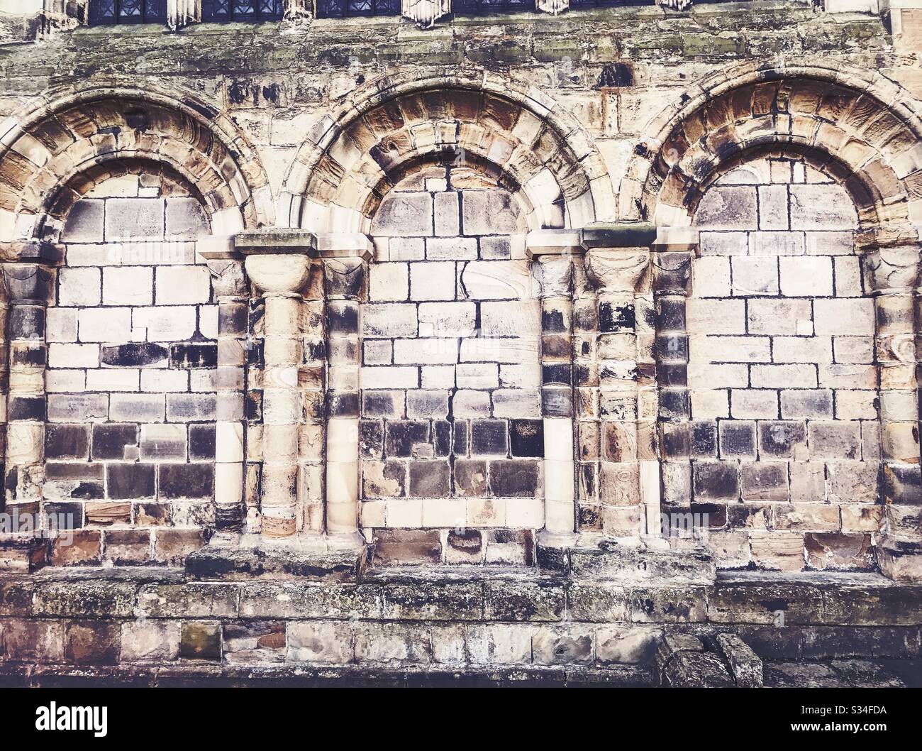 Architecture of Durham City, North East England. Traditional gothic