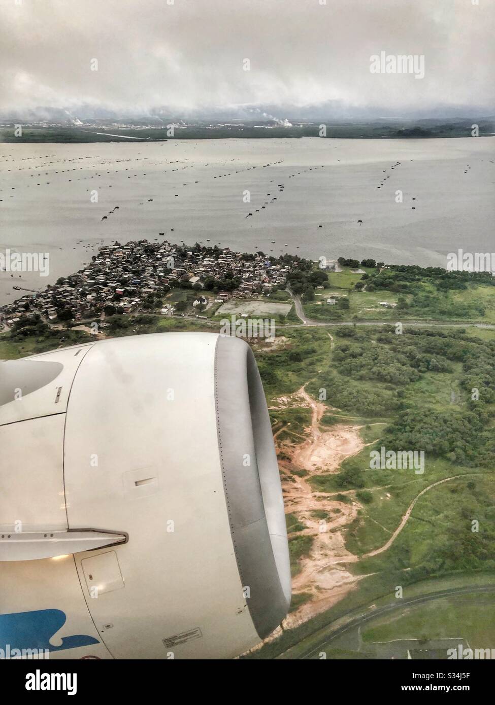 Taking off on holiday. - Smartphone Captured Stock Image