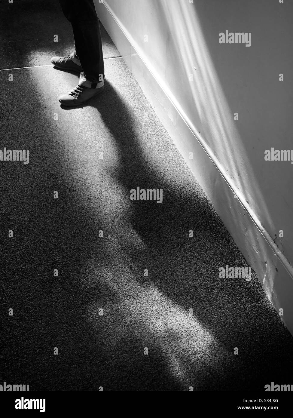 Going for a walk during social distancing times. - Smartphone Captured Stock Image