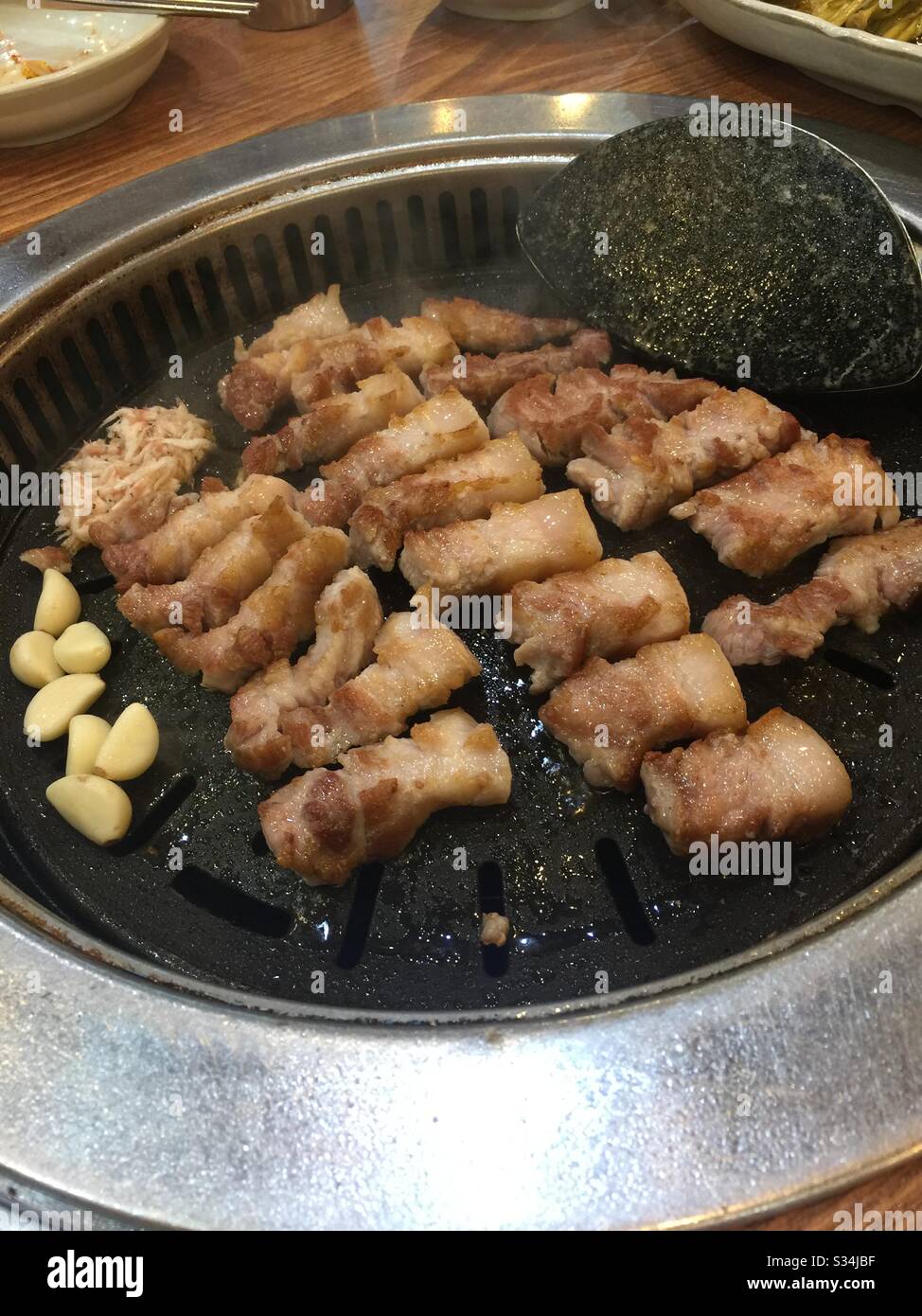 Korean roasted pork Stock Photo Alamy