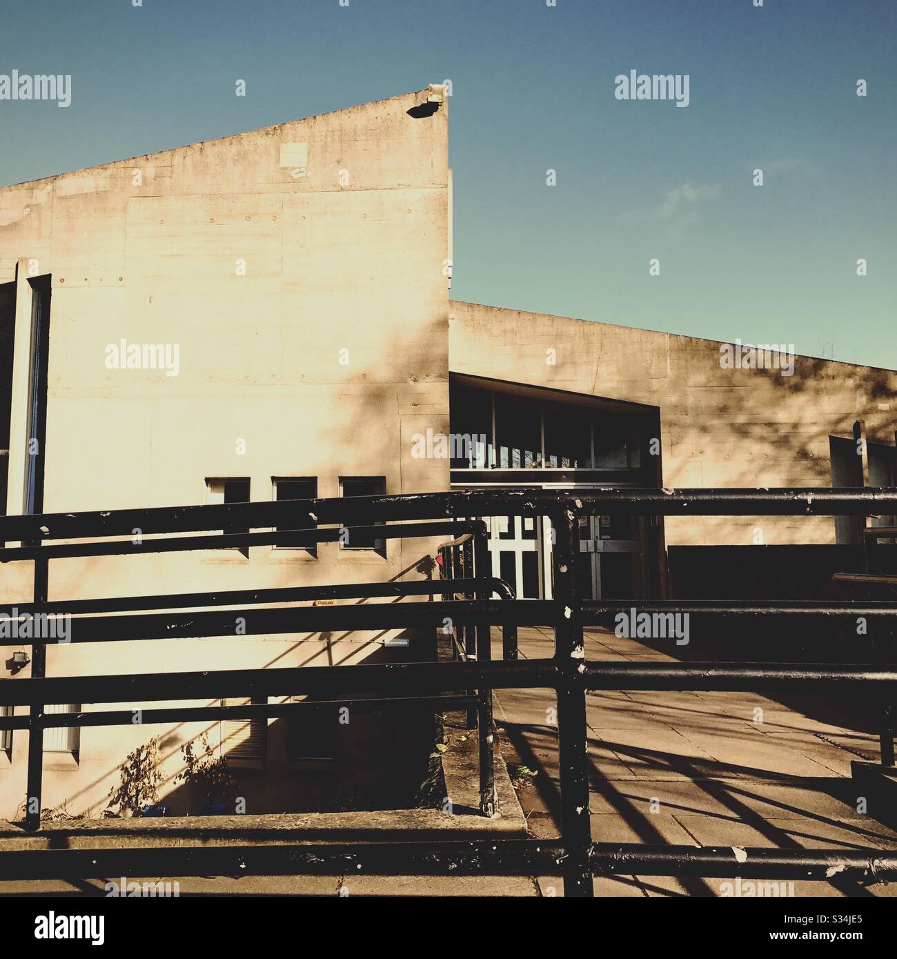 Architecture of Durham City, North East England. Brutalist