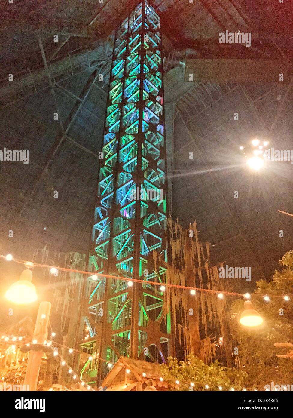 Free Standing Elevator Stock Photo Alamy