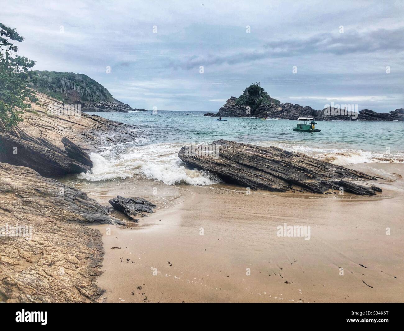 Seaside in Buzios, Brazil. Stock Photo