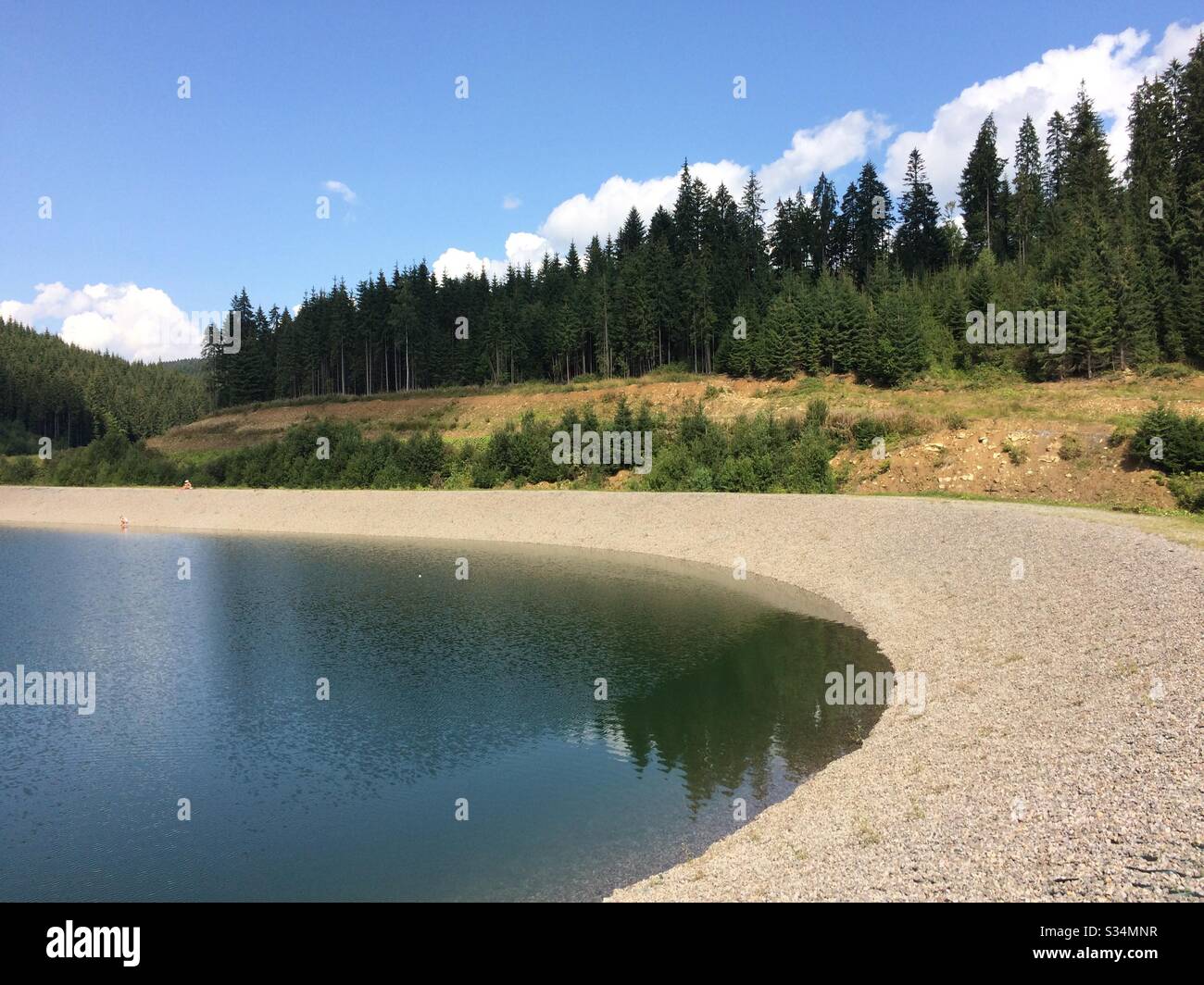 Lake in mountains - Smartphone Captured Stock Image