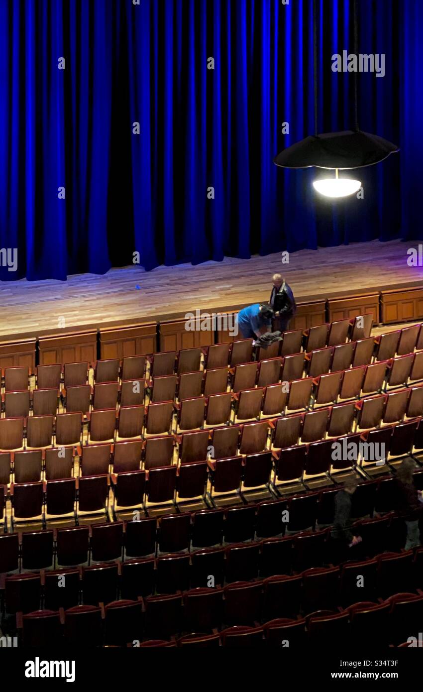 Empty Theatre Stock Photo
