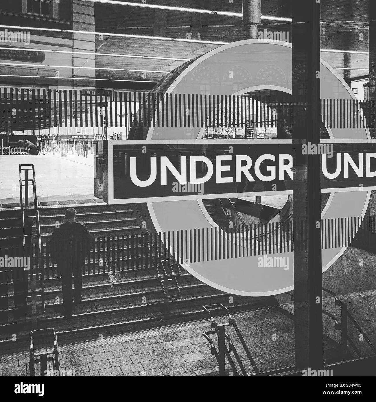 Lockdown London... - Smartphone Captured Stock Image