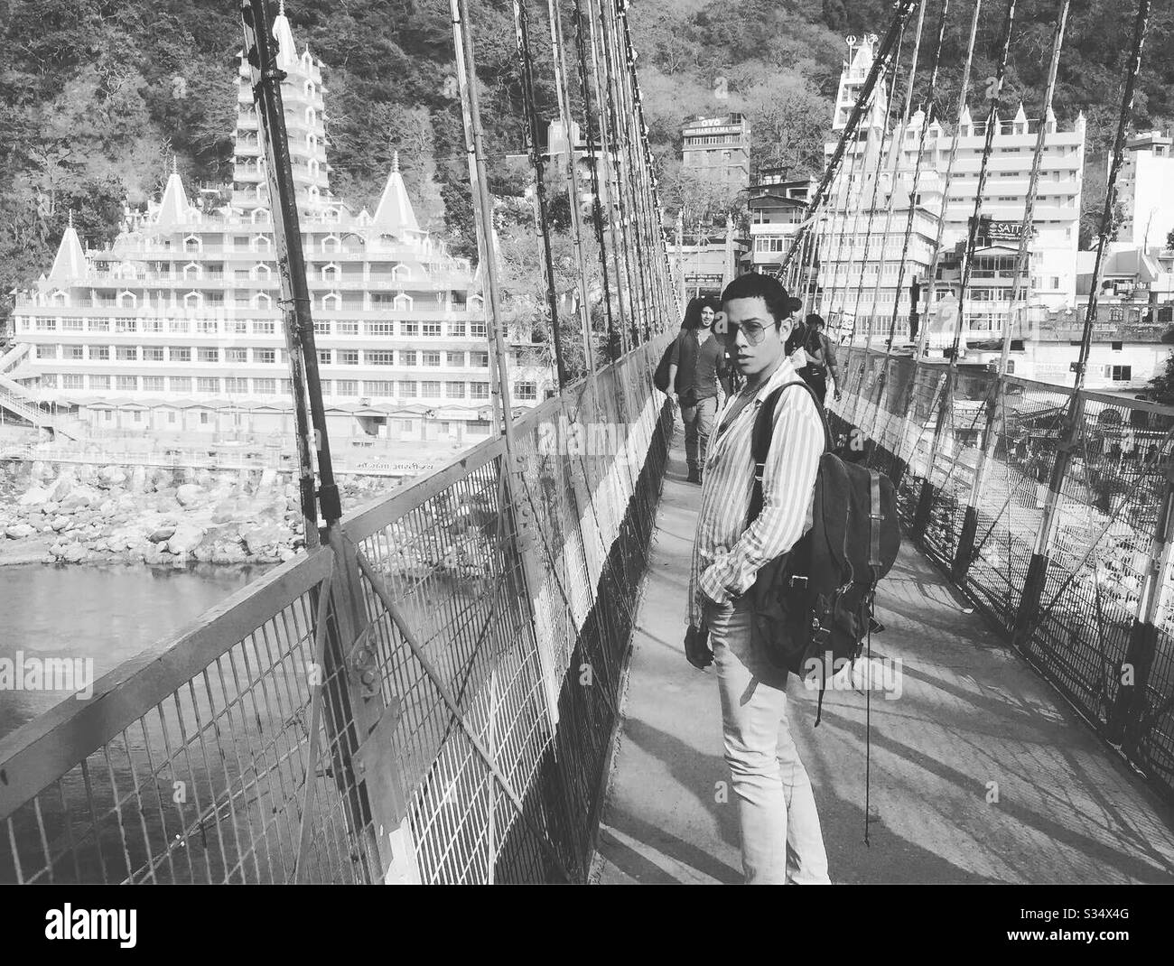 Rishikesh Black and White Stock Photos & Images - Alamy