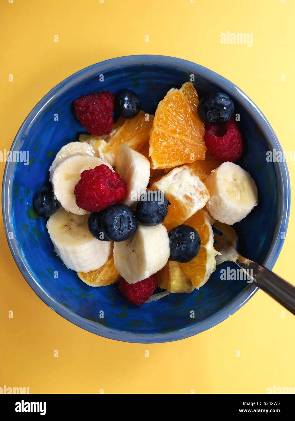 A bowl of mixed fruits Stock Photo Alamy
