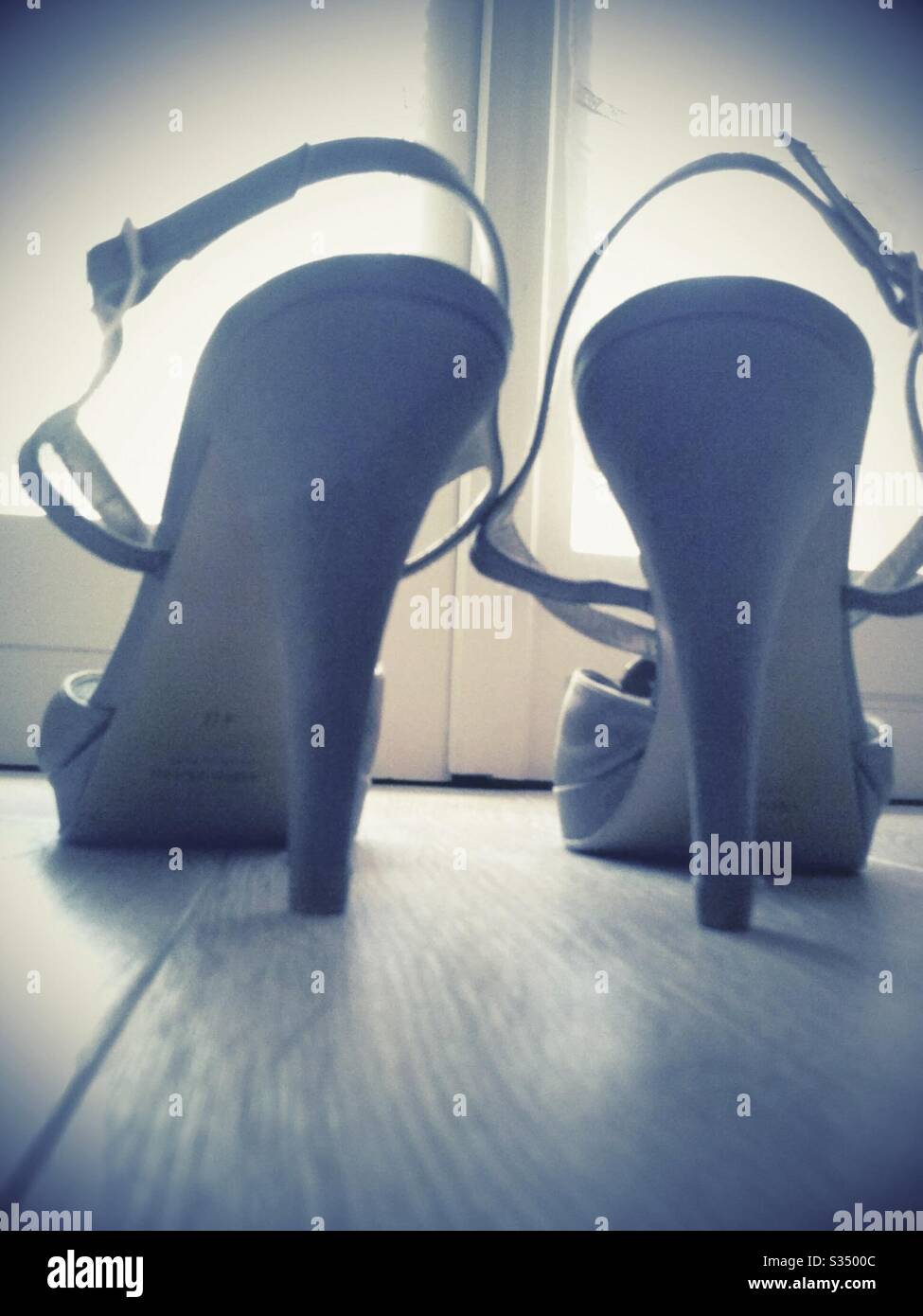 Woman’s High Heel Shoe - Smartphone Captured Stock Image