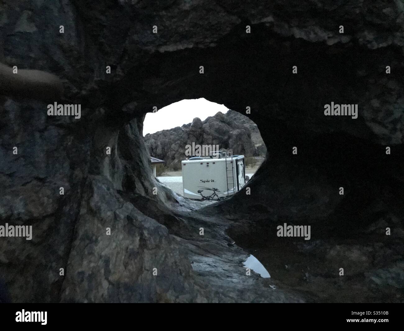 Sawtooth campground outside Barstow California Stock Photo Alamy