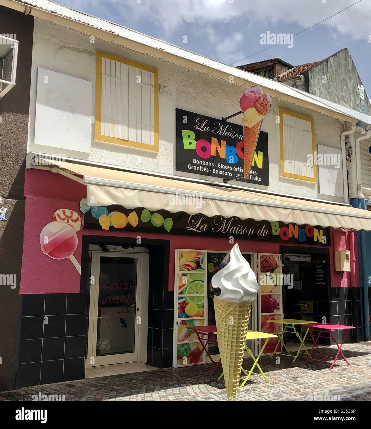 French ice cream shop hires stock photography and images Alamy