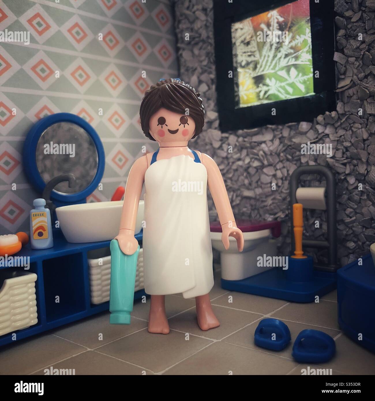 Shower in the morning Stock Photo Alamy