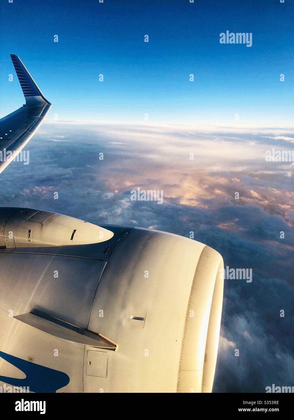 Airborne over Brazil. Stock Photo