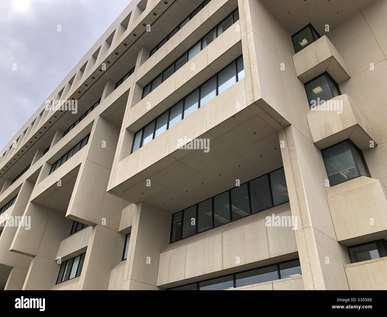 Brutalist architecture of the Edmonton Law Courts Stock Photo - Alamy