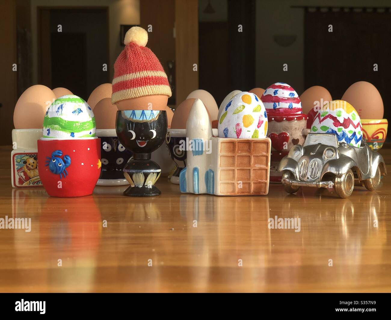 Easter eggs Stock Photo