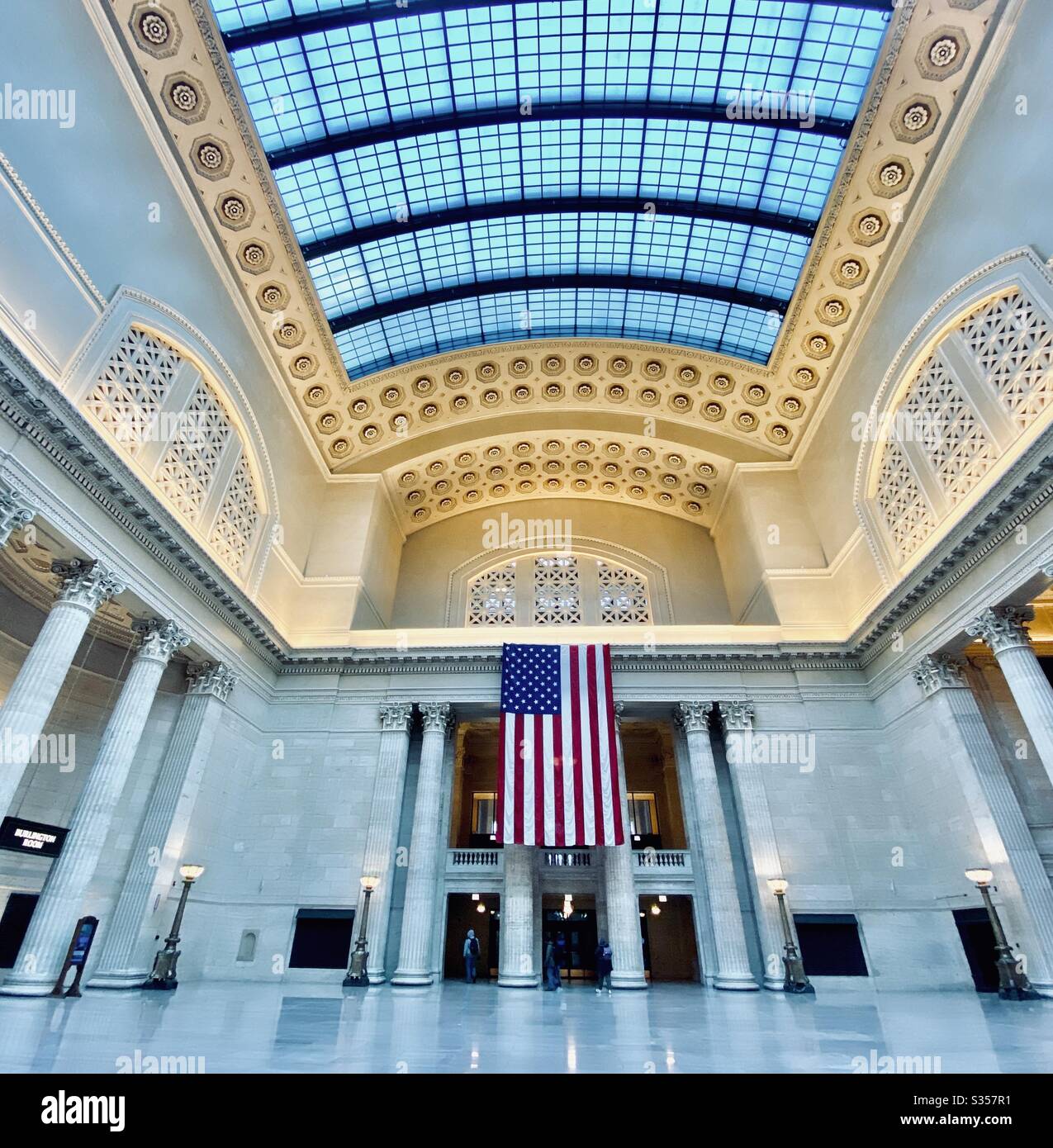 Chicago’s Union Station - Smartphone Captured Stock Image