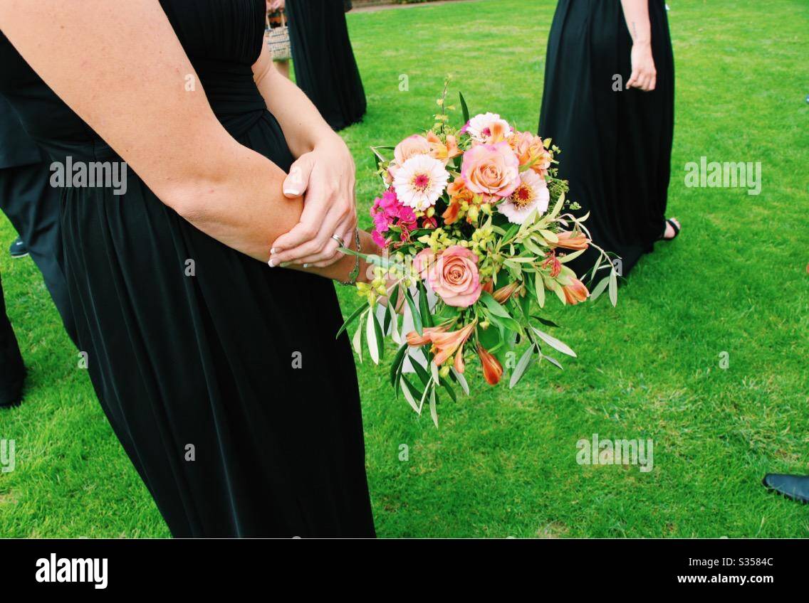Wedding bouquet, floral posie Stock Photo
