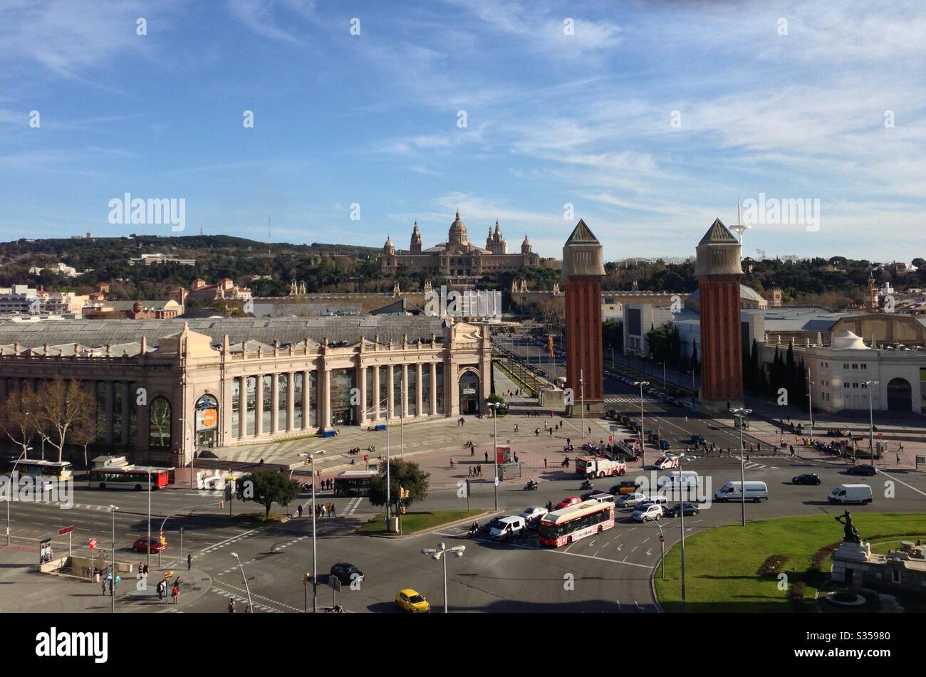 Barcelona Olympic Village Stock Photo