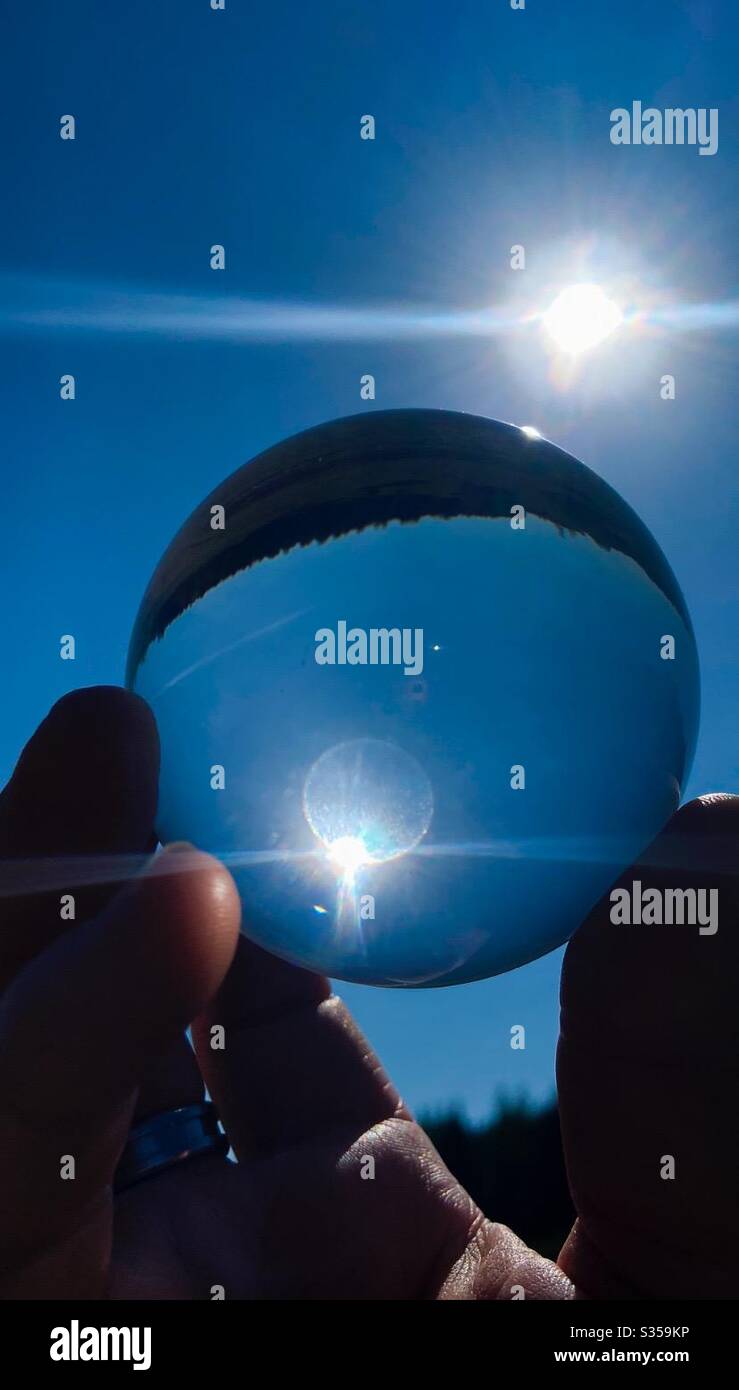 Sunny skies - Smartphone Captured Stock Image