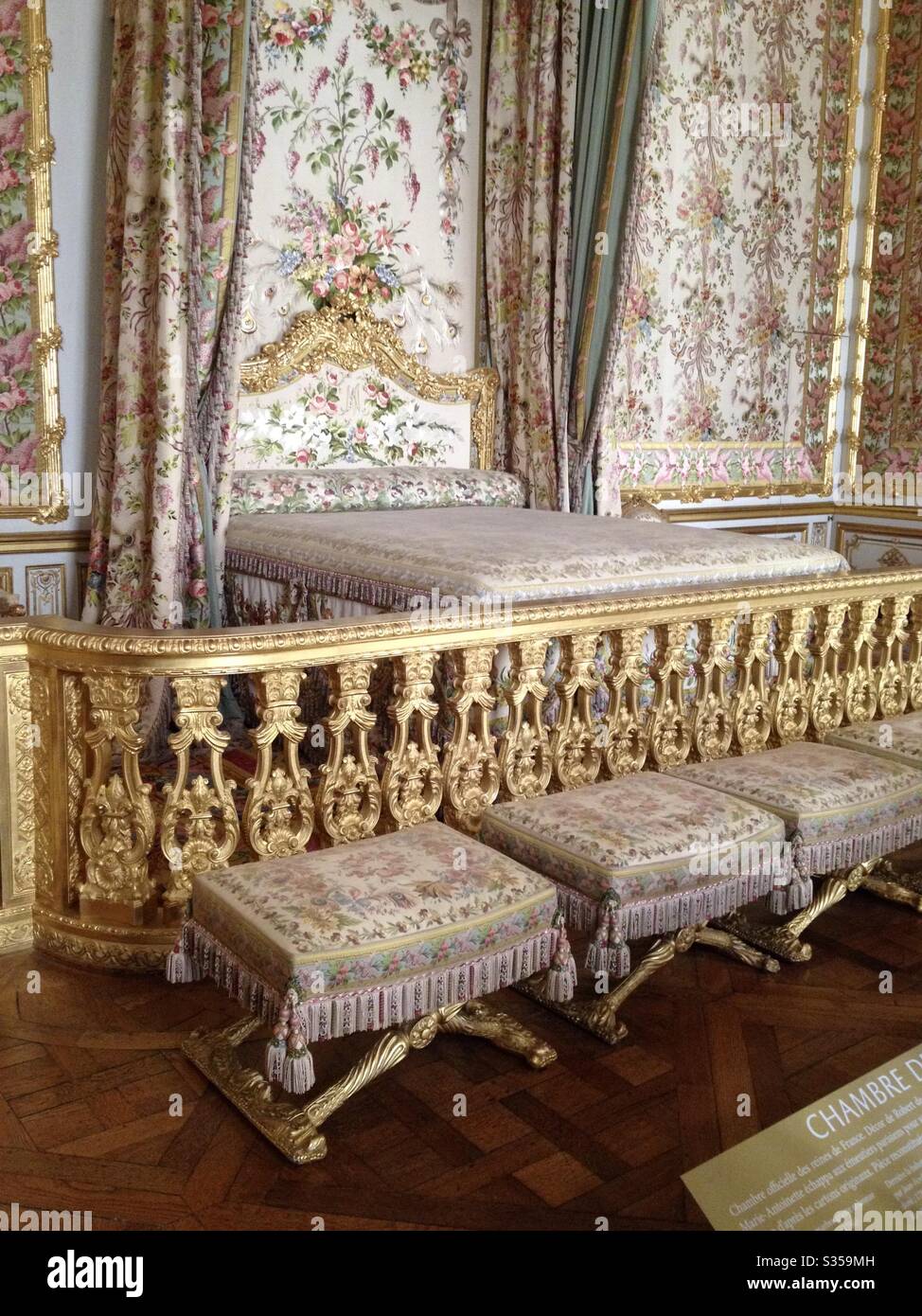The Bedroom Of Marie Antoinette At The Palace Of Versailles