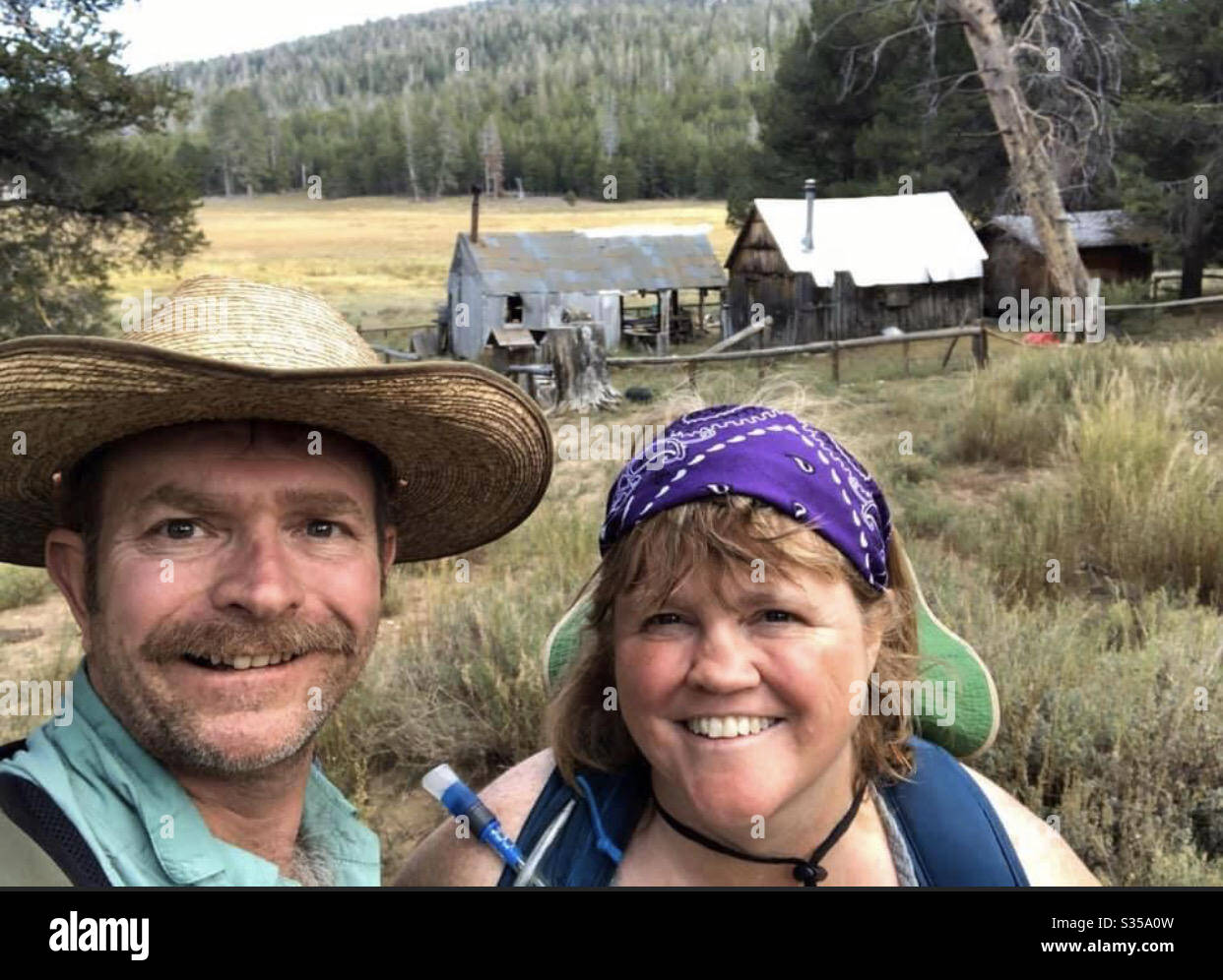 Sierra Nevada mountains by Kennedy meadows old ranch camp Stock Photo