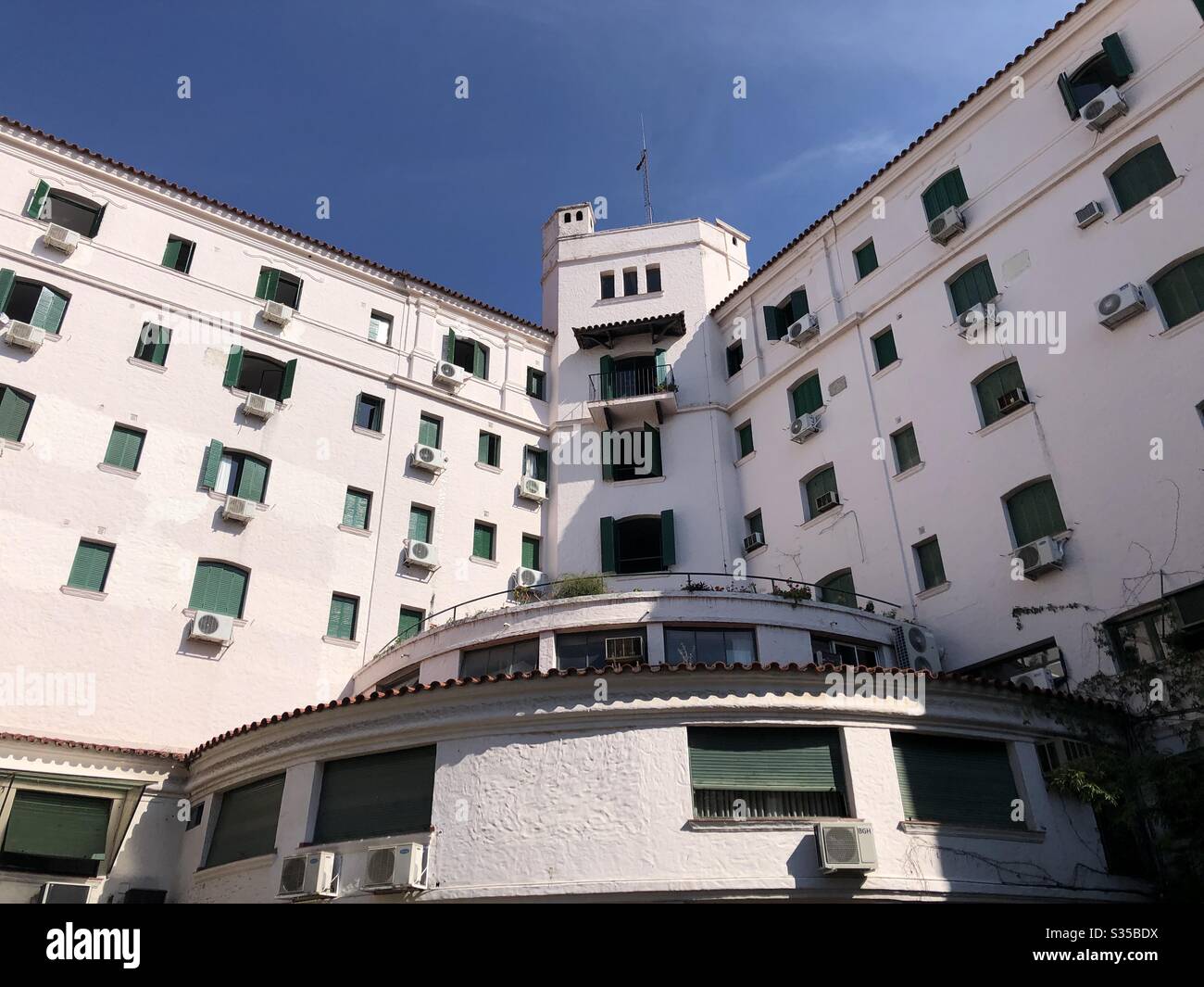 Spanish Colonial architecture, Hotel Salta, Argentina. Stock Photo