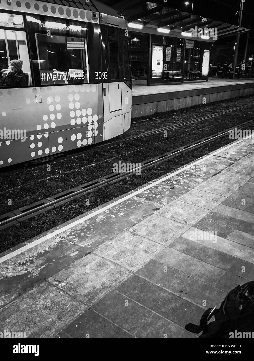 Manchester team - Smartphone Captured Stock Image