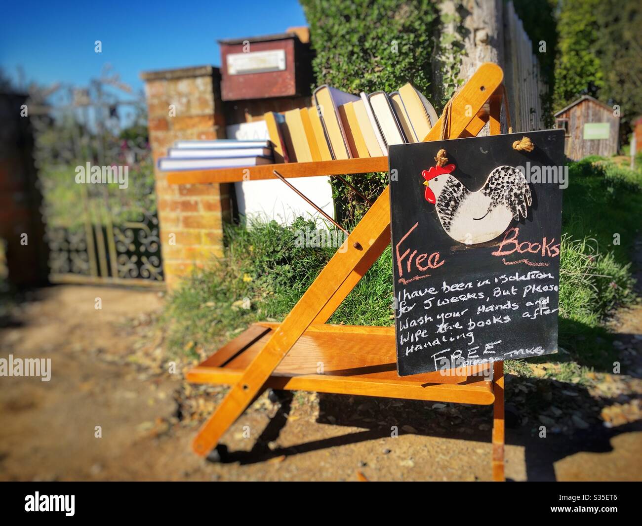 Free books - Smartphone Captured Stock Image
