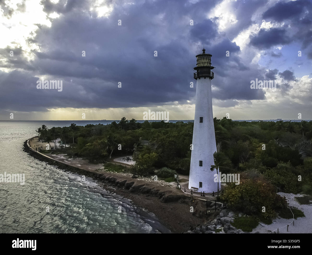 Key Biscayne Lighthouse High Resolution Stock Photography and Images