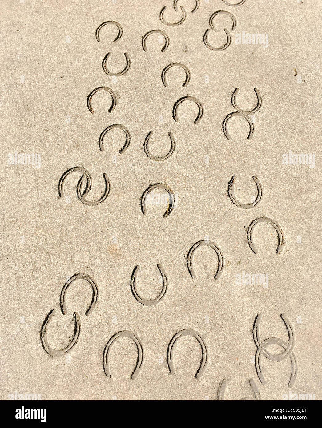 Horse Shoe Prints High Resolution Stock Photography and Images - Alamy