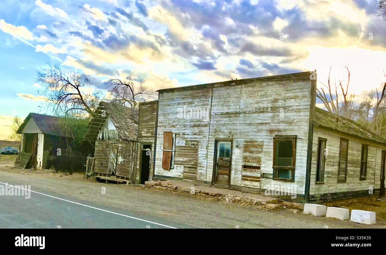 Ghost town in central Utah - Smartphone Captured Stock Image