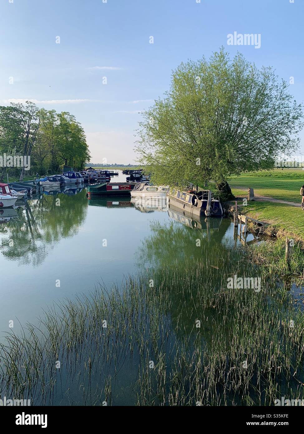 River Thames, Oxford, UK - Smartphone Captured Stock Image
