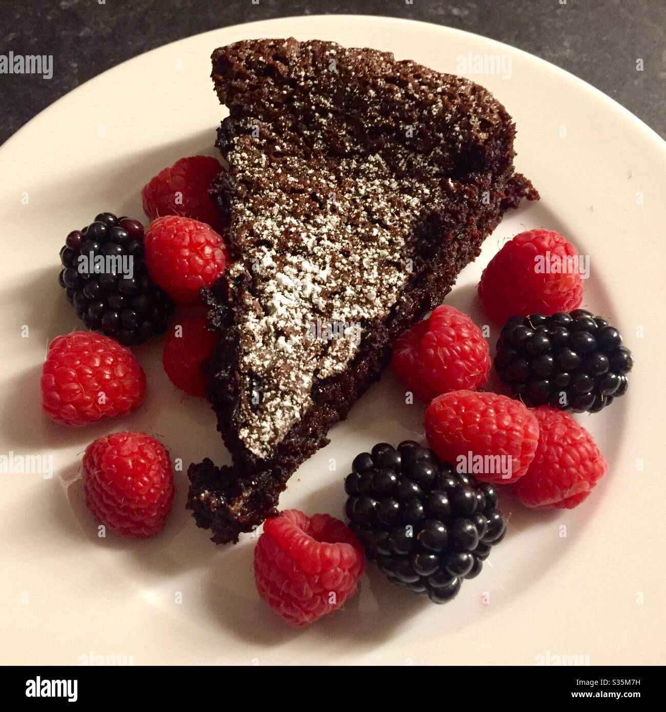 Chocolate dessert - Smartphone Captured Stock Image