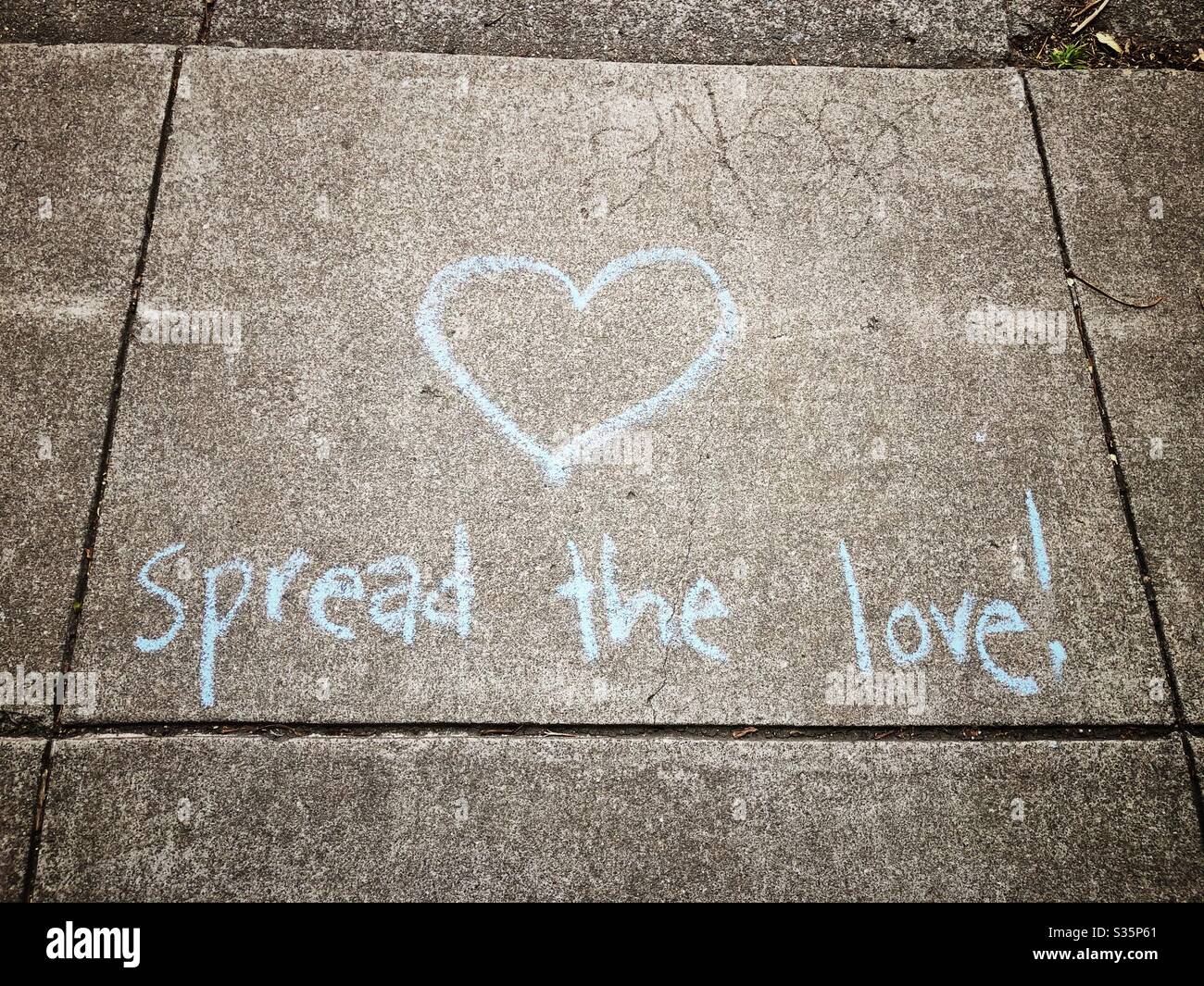 Spread the love! - Smartphone Captured Stock Image