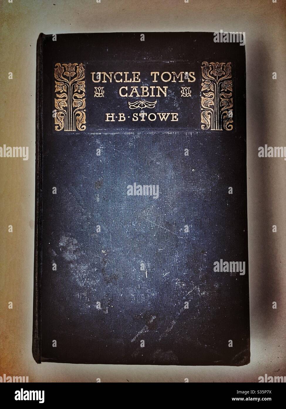 Uncle Toms Cabin book - Smartphone Captured Stock Image